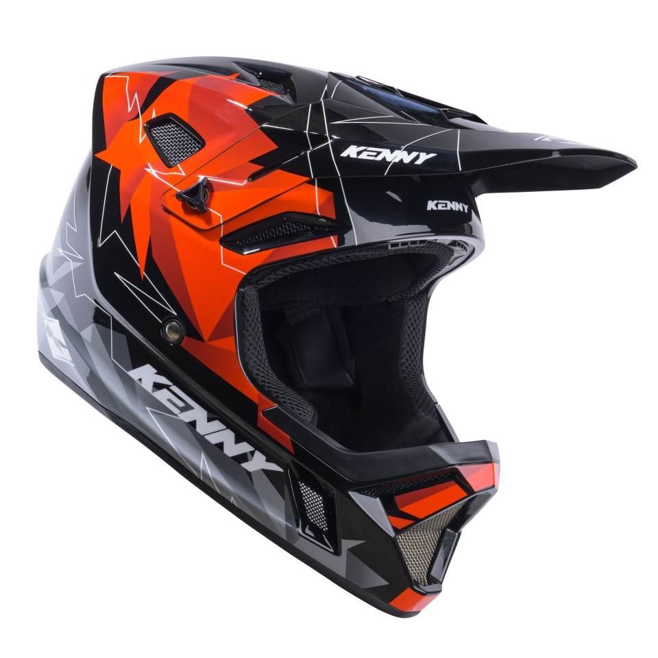Kenny Racing Kask Rowerowy Mtb Decade Graphic Smash Red Kolor Czerwony Rozm - zdjęcie 2