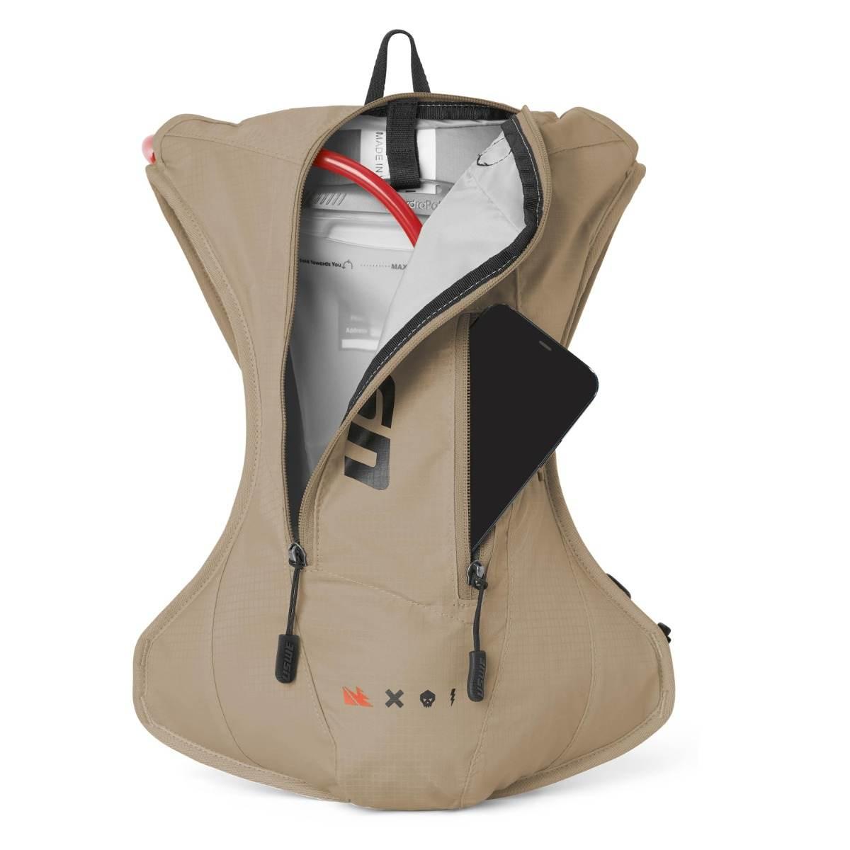 Uswe Camel Bag Outlander 9 Sand Kolor Żółty Moto/Rower Pojemność 3L Płyn 9L - zdjęcie 3