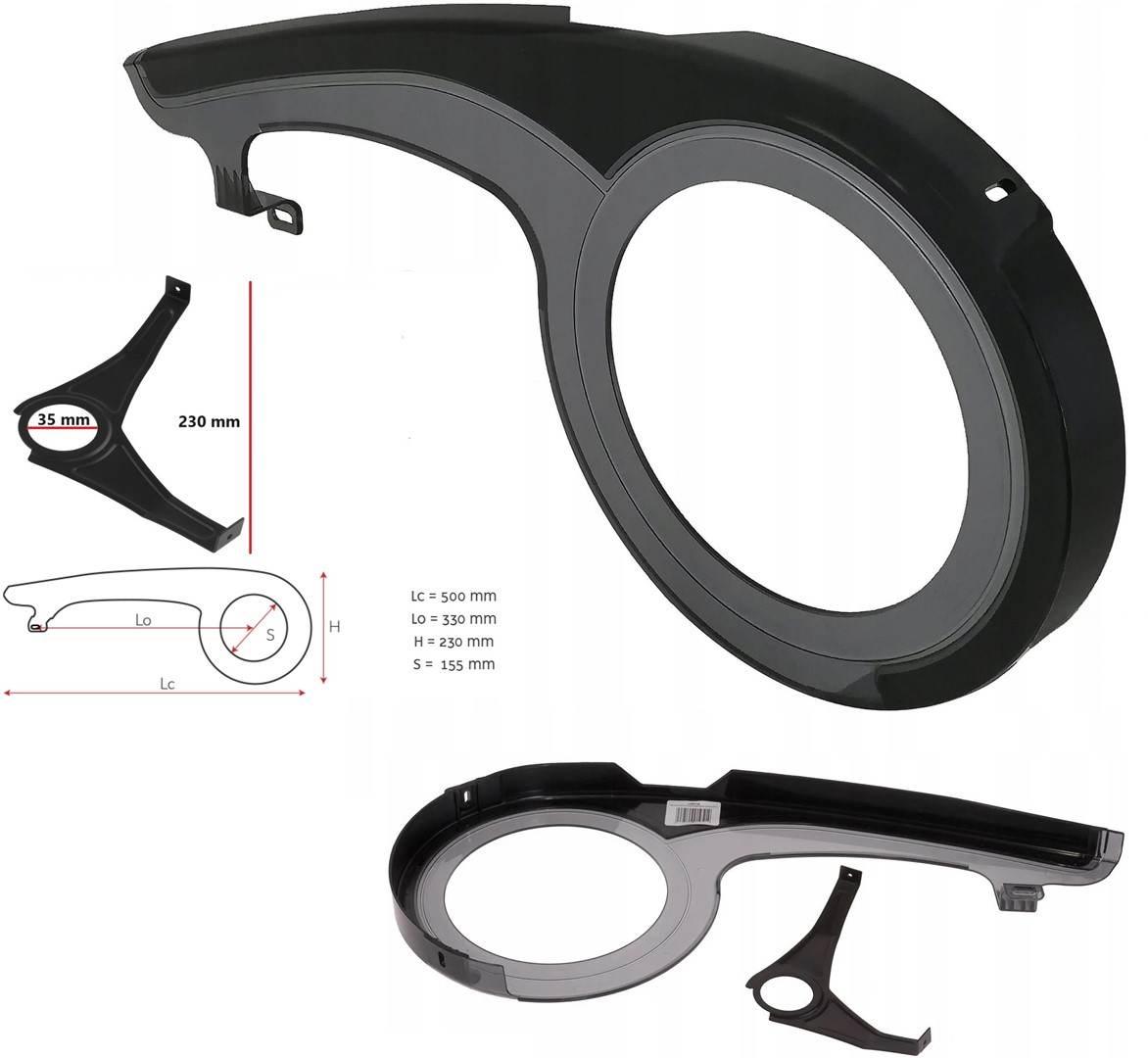 Osłona Łańcucha Puma Z Wycięciem Za Przerzutke