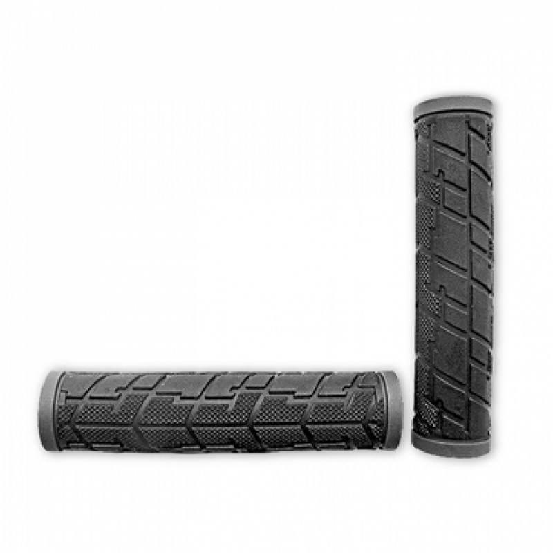 Chwyty kierownicy VELO 125mm Czarne/Szare Folia