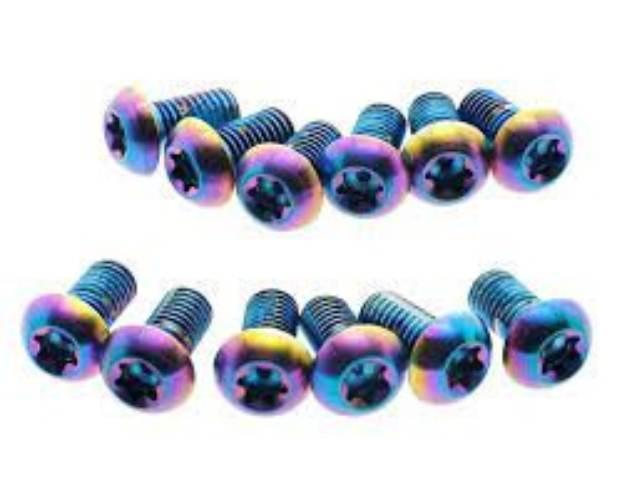 Zestaw śrub tytan SRAM 5mm T25 rainbow | 402100121