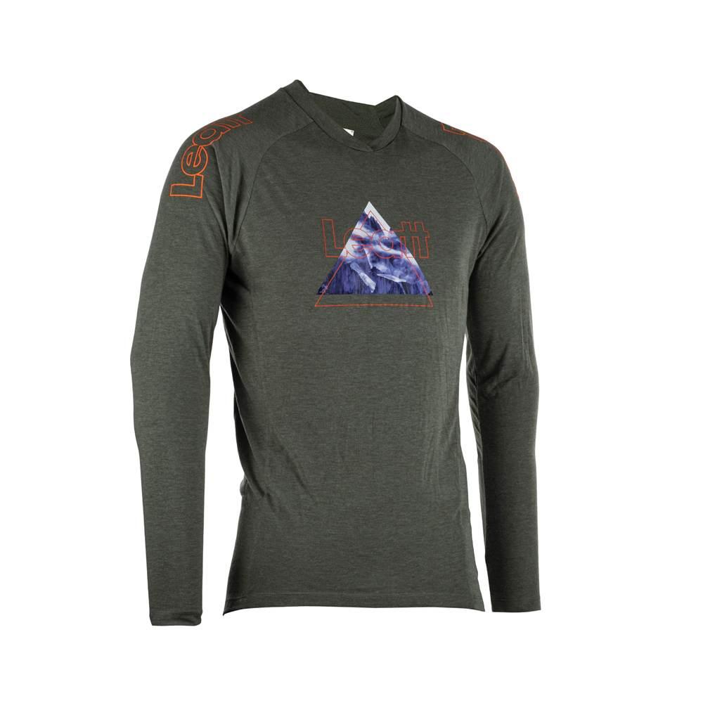 Leatt Koszulka Rowerowa Mtb Gravity 2.0 Jersey Pine Kolor Grafitowy Rozmiar