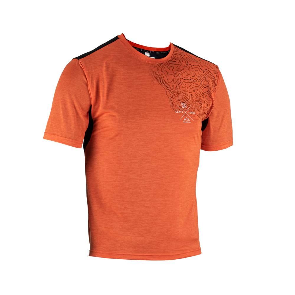 Leatt Koszulka Rowerowa Mtb Trail 1.0 Jersey Flame Kolor Pomarańczowy Rozmi