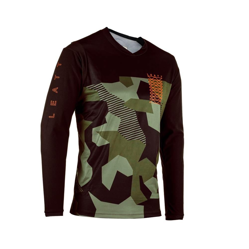 Leatt Koszulka Rowerowa Dziecięca Mtb Gravity 4.0 Junior Jersey Camo Kolor