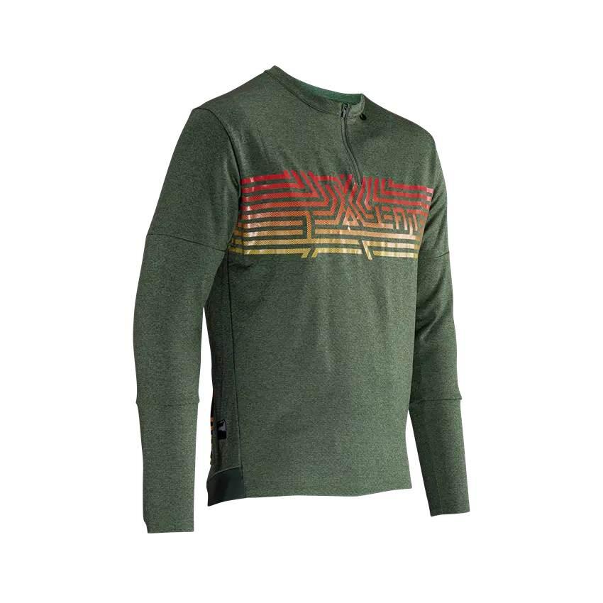 Leatt Koszulka Rowerowa Mtb Trail 4.0 Jersey Spinach Kolor Zielony Rozmiar