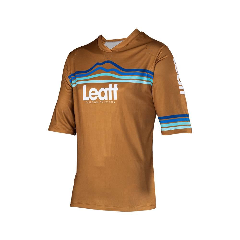 Leatt Koszulka Rowerowa Mtb Enduro 3.0 Jersey Peanut Kolor Brązowy Rozmiar