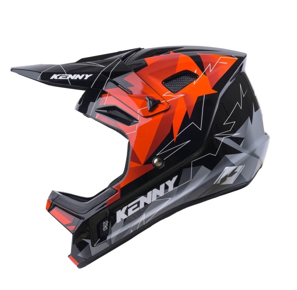 Kenny Racing Kask Rowerowy Mtb Decade Graphic Smash Red Kolor Czerwony Rozm