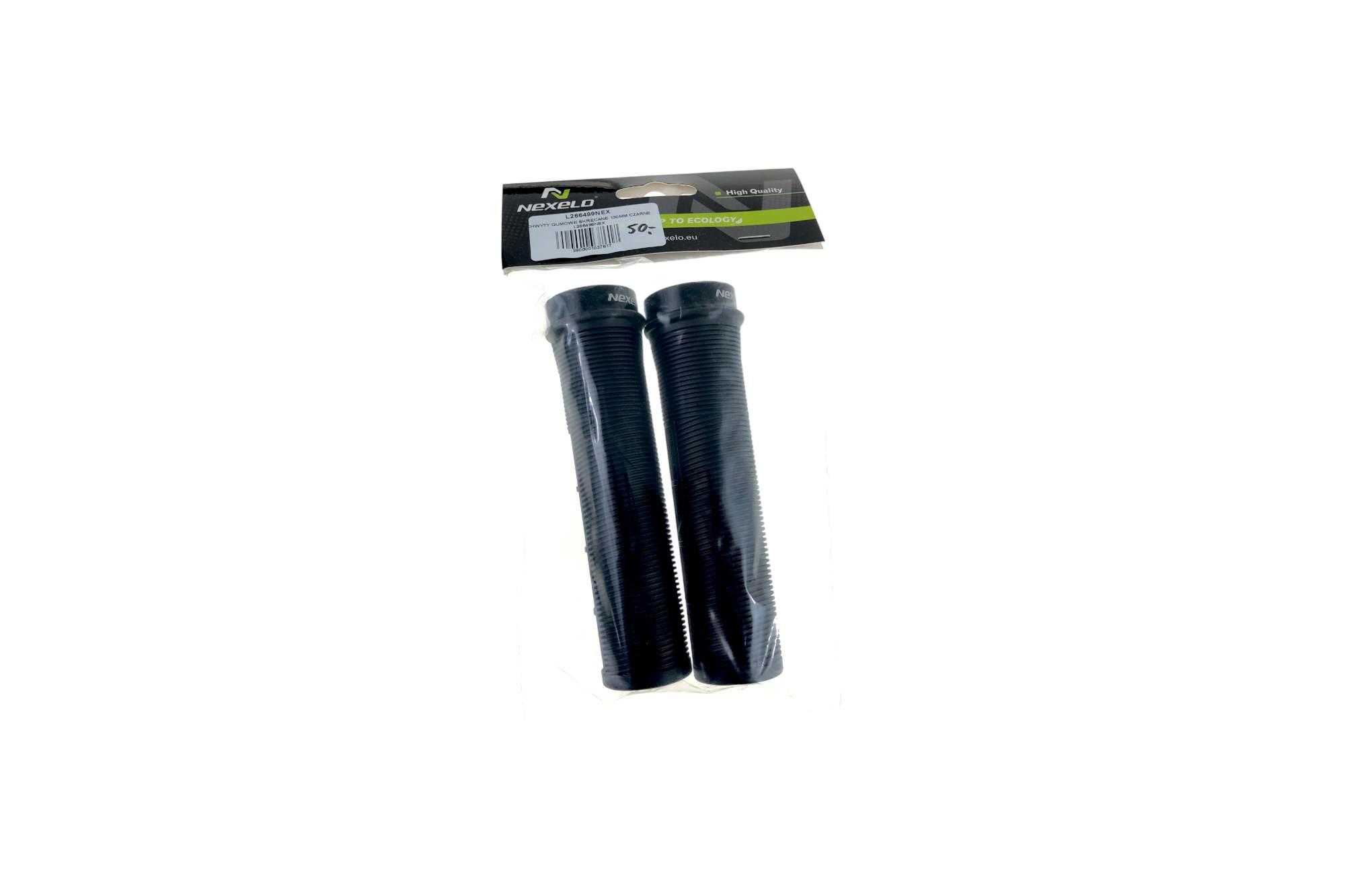 Chwyty gumowe skręcane 130mm czarne L266499NEX