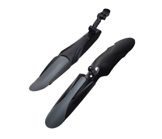 Błotnik 24/28 rowerowy plastikowy p+t czarno/szary