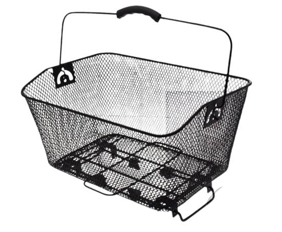 Kosz rowerowy bagażowy tył siatkowy na click
