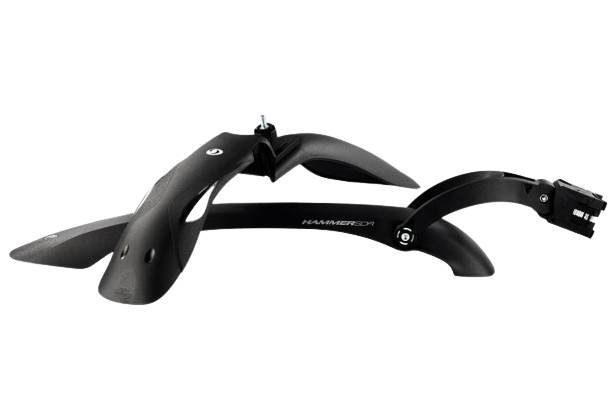 Błotnik rowerowy plastik 24/29 hammer 2 czar/biał