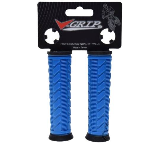 Chwyt kierownicy v-grip rowerowy gel niebieski