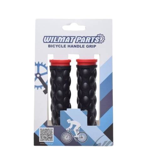 Chwyt kierownicy rowerowy czarno/czerwony