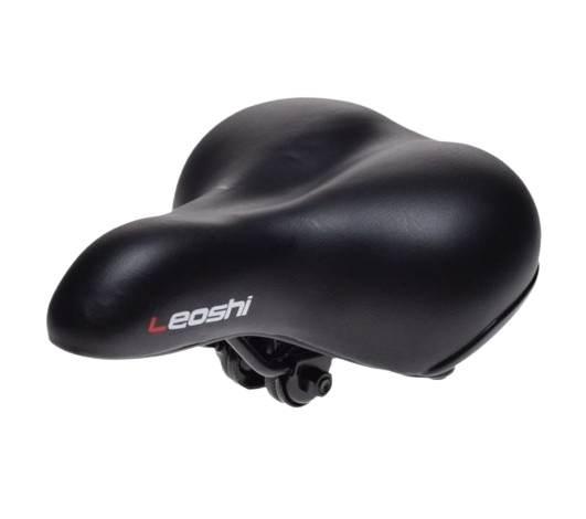 Siedzenie rowerowe czarne elastomer