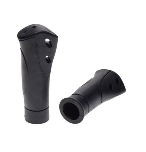 Chwyt kierownicy rowerowy czarne ergo grip