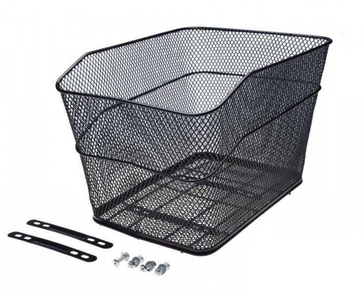 Kosz rowerowy bagażowy tył siatkowy