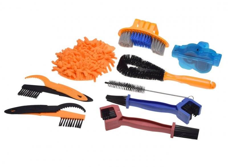 Zestaw do czyszczenia roweru 11 części