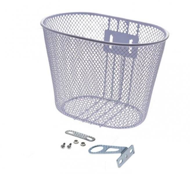 Kosz rowerowy bagażowy przód mały lawendowy