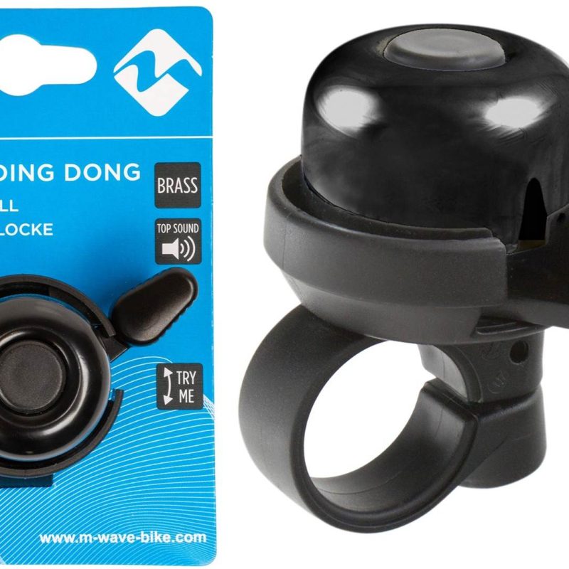 Dzwonek M-Wave Mini 33 Mm, Mosiężny, Czarny