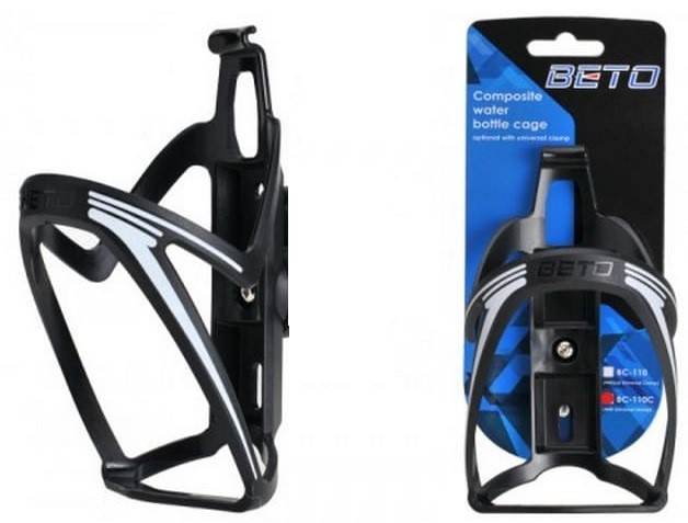 Koszyk Na Bidon / Pcv / Beto Bc-110 / Bk/Wh