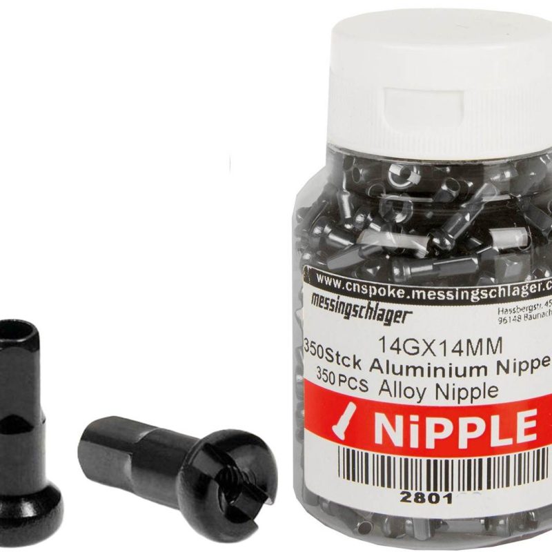 Nypel 14Mm 2.0Mm 14G Cnspoke / Alu / Bk / 400Szt