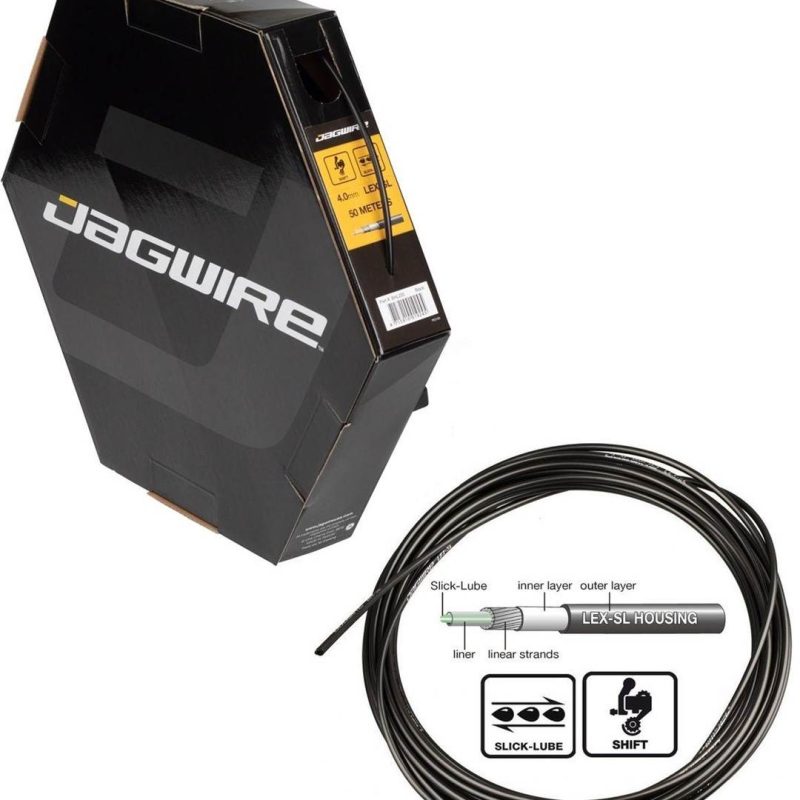 Pancerz Przerzutki 4Mm Jagwire Lex-Sl Box 50M Bk