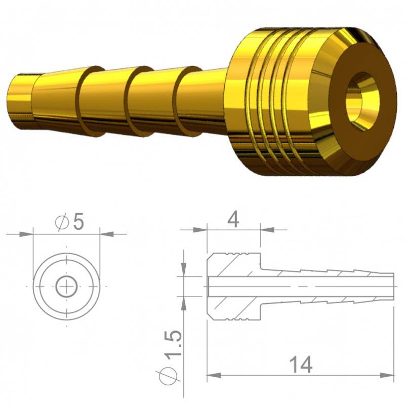 Wkład Do Przewodów Hydr.magura 2.2Mm Opak= 8Szt
