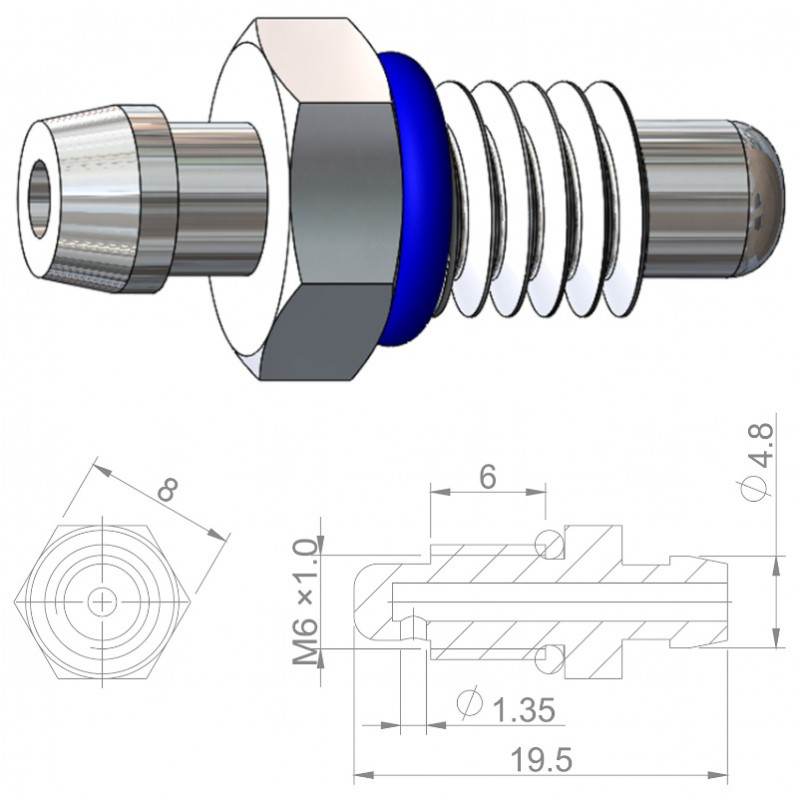 Śruba Do Odpwietrzania Opak.=2Szt. Brakco