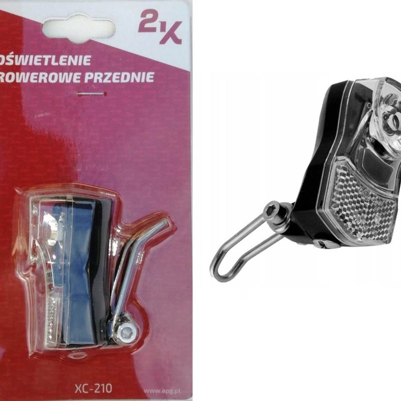 Lampa Przednia 3Xaaa / 7 Lux / 2K Xc-210 / Czarna
