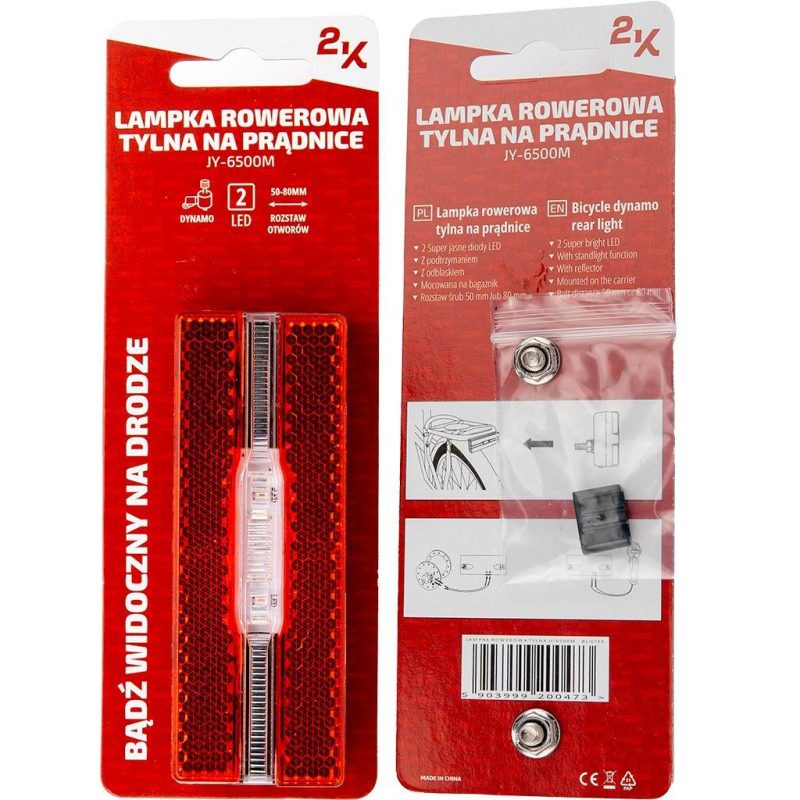 Lampa Tył, Bagażnik / 6V/0,4W / Podtrzy./ Jy-6500M