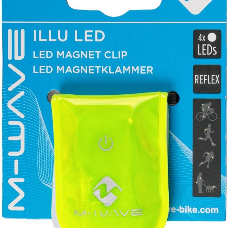Odblaskowy Klips Magnetyczny M-Wave 4 Led