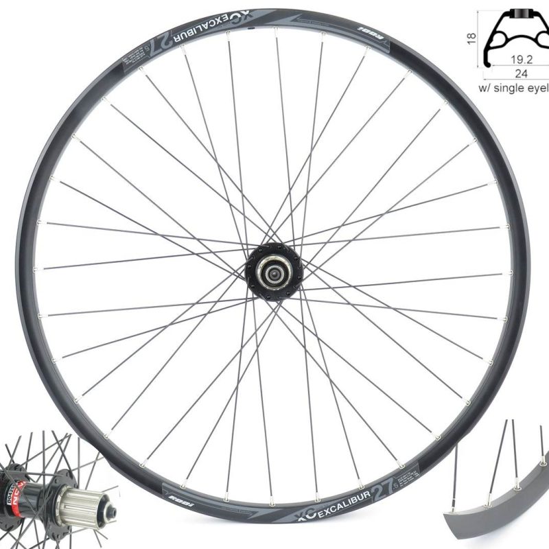 Koło 27,5 Tył Kaseta Tarcza Qr Excalib Ntd042 Cnbk