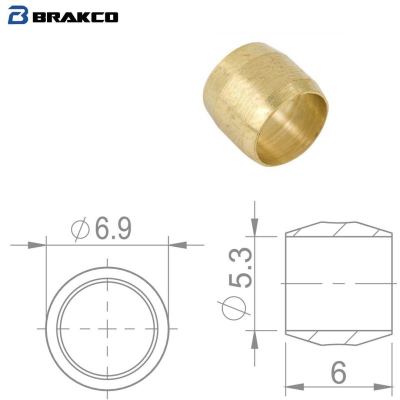 Oliwka Do Przewodów Shimano / 5.3Mm / Brakco 8Szt.