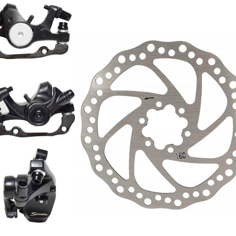 Zacisk Hamulca, Przód Saccon Dm-33F+ Tarcza 160 Mm