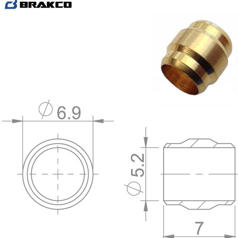 Oliwka Do Przewodów Formula / 5.2Mm Brakco / 8Szt.