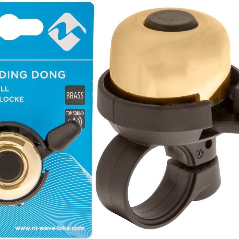 Dzwonek M-Wave Mini 33 Mm, Mosiężny, Złoty