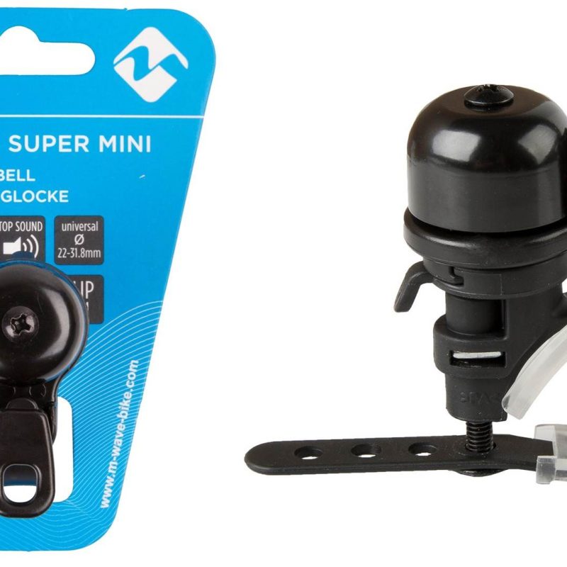 Dzwonek M-Wave Bella Super-Mini, Mosiądz, Czarny