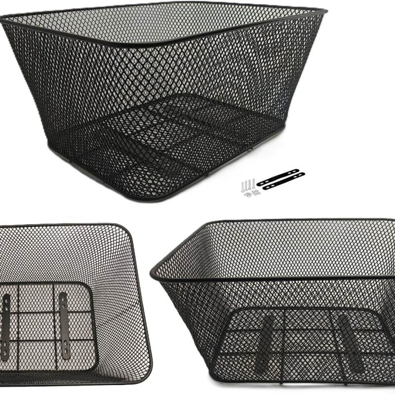 Kosz Tył Na Bagażnik Metal. Przykręcany Ht-03 Bk