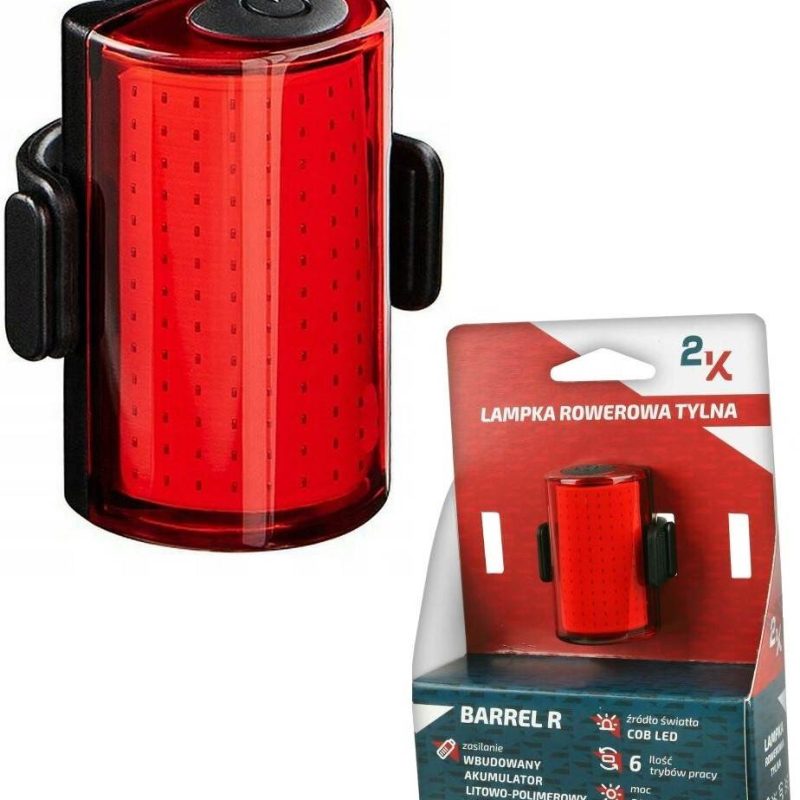 Lampka Tylna Usb / 25Lm / 2K Barrel R